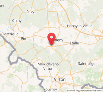 Map of Bellefontaine, Wallonia
