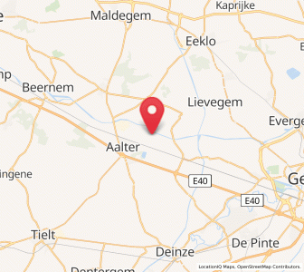 Map of Bellem, Flanders
