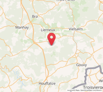 Map of Bihain, Wallonia