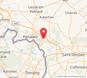 Map of Blaton, Wallonia