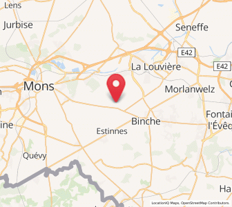 Map of Bray, Wallonia