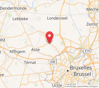 Map of Brussegem, Flanders