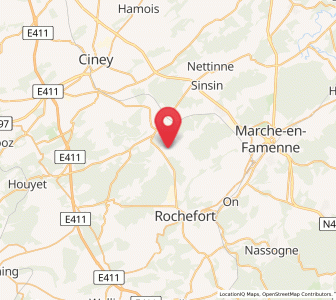 Map of Buissonville, Wallonia