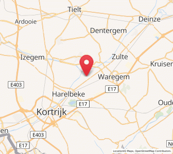 Map of Desselgem, Flanders