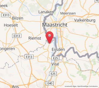 Map of Eben-Emael, Wallonia