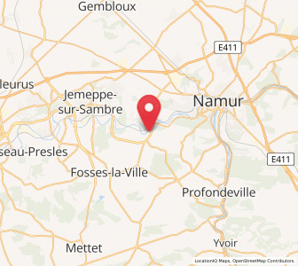 Map of Floreffe, Wallonia