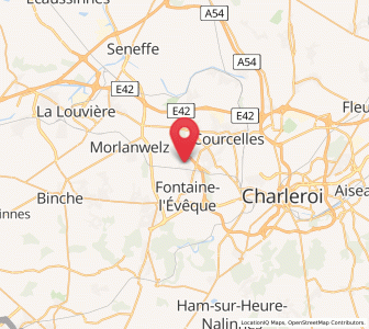 Map of Forchies-la-Marche, Wallonia