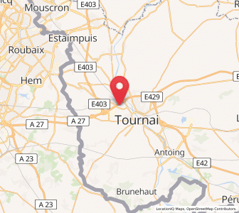 Map of Froyennes, Wallonia