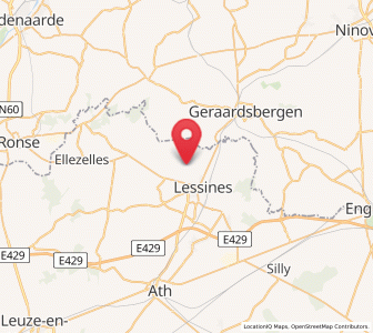 Map of Ghoy, Wallonia
