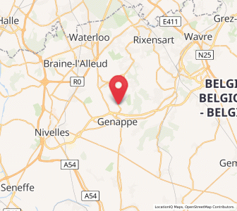 Map of Glabais, Wallonia