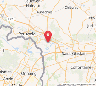 Map of Harchies, Wallonia