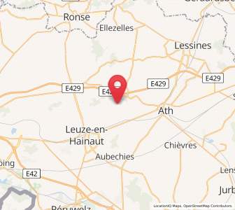 Map of Houtaing, Wallonia