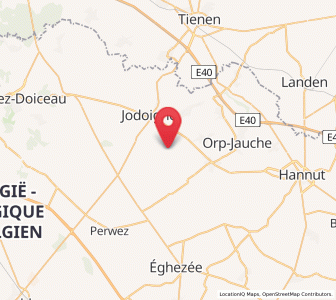Map of Huppaye, Wallonia