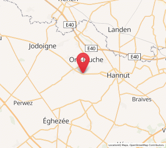Map of Jandrain, Wallonia