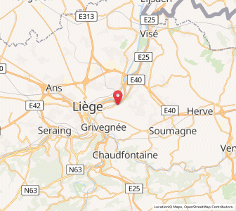 Map of Jupille, Wallonia