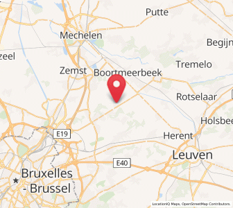 Map of Kampenhout, Flanders