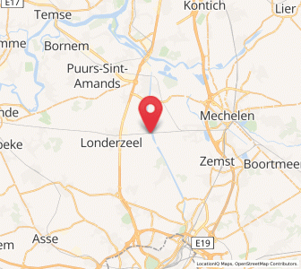 Map of Kapelle-op-den-Bos, Flanders
