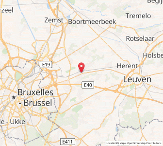 Map of Kortenberg, Flanders