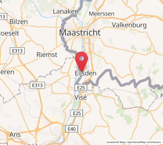 Map of Lanaye, Wallonia