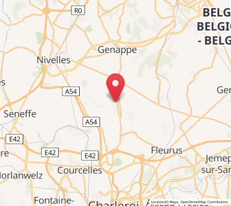 Map of Les Bons Villers, Wallonia