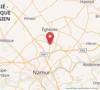 Map of Leuze, Wallonia
