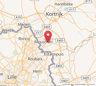 Map of Luingne, Wallonia