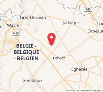 Map of Malèves-Sainte-Marie-Wastines, Wallonia