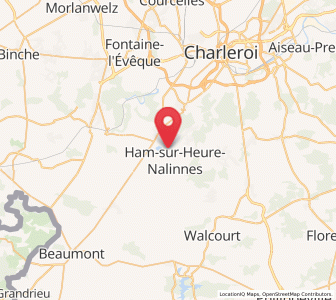 Map of Marbaix, Wallonia