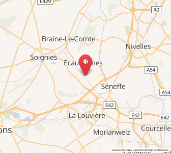 Map of Marche-lez-Écaussinnes, Wallonia