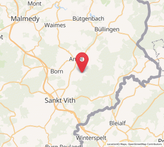 Map of Meyerode, Wallonia