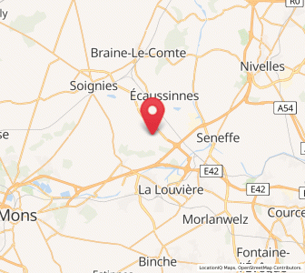 Map of Mignault, Wallonia