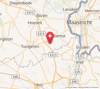 Map of Millen, Flanders