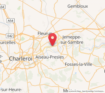Map of Moignelée, Wallonia