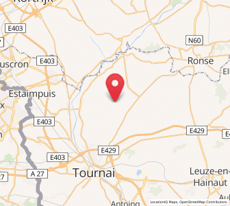 Map of Molenbaix, Wallonia