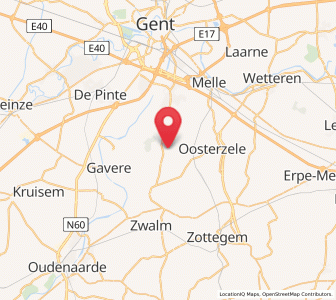 Map of Munte, Flanders