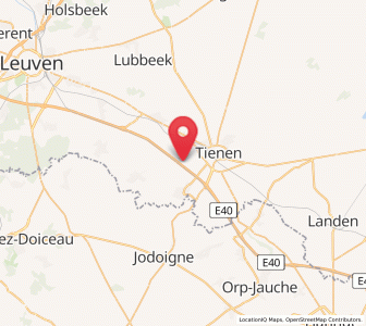 Map of Oorbeek, Flanders