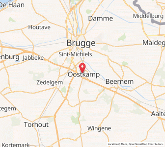 Map of Oostkamp, Flanders