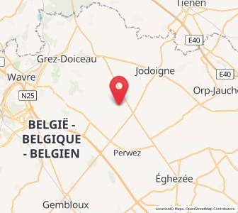 Map of Opprebais, Wallonia