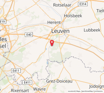 Map of Oud-Heverlee, Flanders