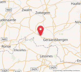 Map of Parike, Flanders