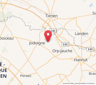 Map of Piétrain, Wallonia