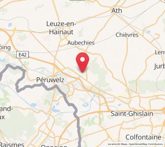 Map of Quevaucamps, Wallonia
