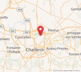 Map of Ransart, Wallonia