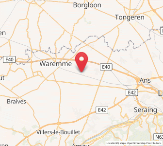 Map of Remicourt, Wallonia