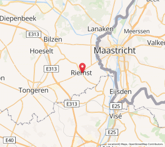 Map of Riemst, Flanders