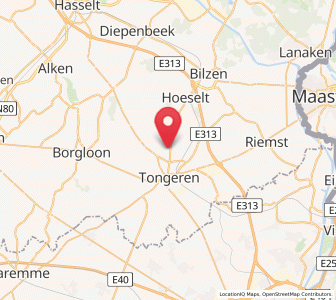 Map of Riksingen, Flanders