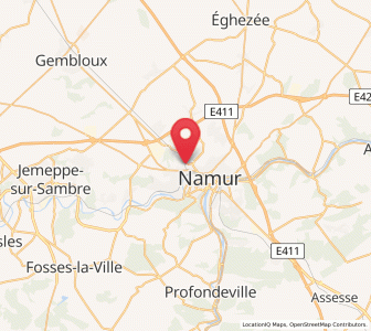Map of Saint-Servais, Wallonia