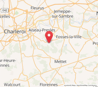 Map of Sart-Eustache, Wallonia