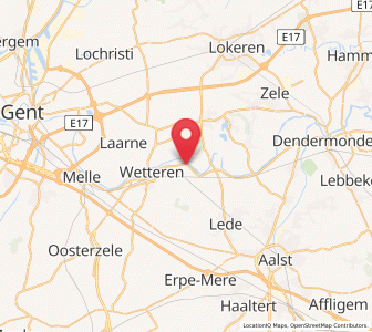 Map of Schellebelle, Flanders