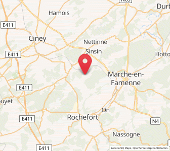 Map of Serinchamps, Wallonia
